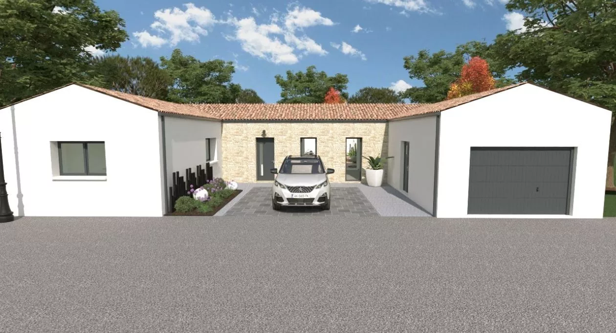 Image 2 Projet de construction d'une maison contemporaine avec terrain à DOMPIERRE-SUR-MER (17)