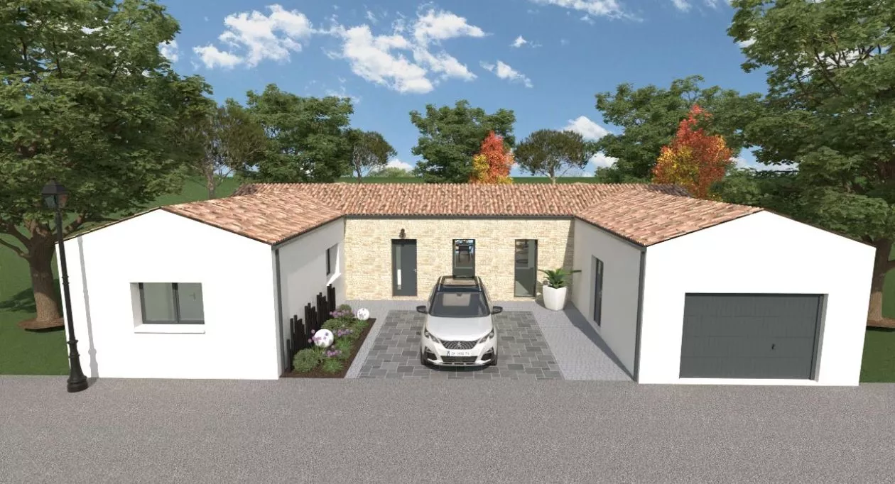 Image 3 Projet de construction d'une maison contemporaine avec terrain à DOMPIERRE-SUR-MER (17)
