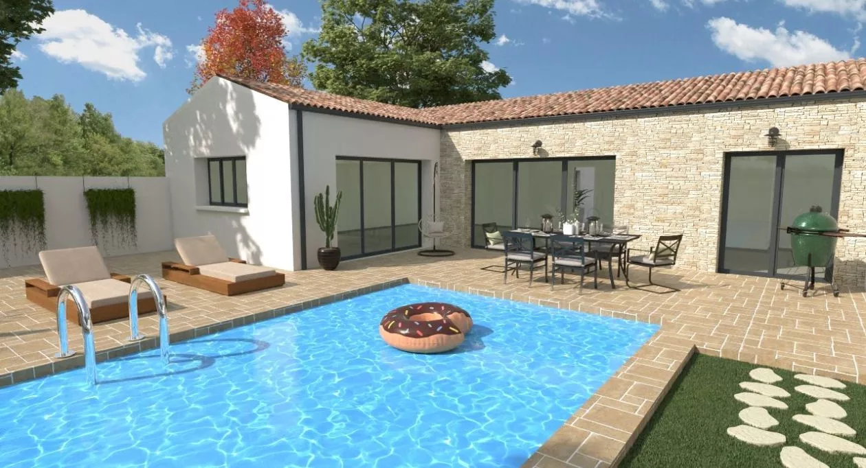 Image 4 Projet de construction d'une maison contemporaine avec terrain à DOMPIERRE-SUR-MER (17)