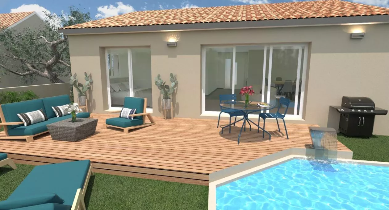 Image 2 Projet de construction d'une maison 85 m² avec terrain à SALLES-SUR-MER (17)