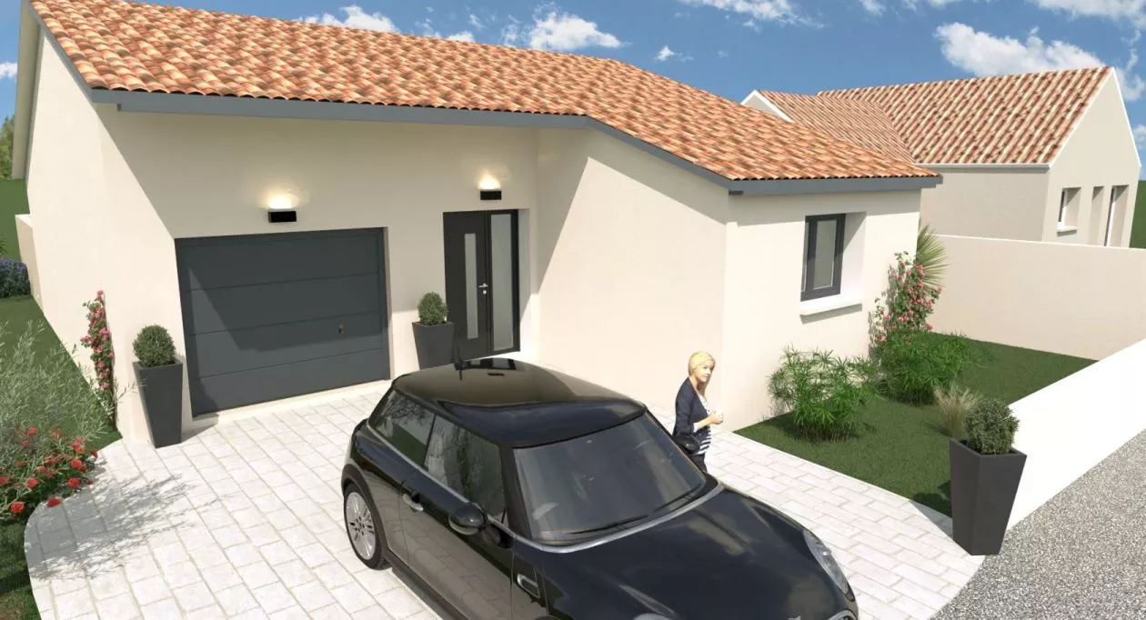 Image 1 Projet de construction d'une maison 75 m² avec terrain à BOUHET (17)