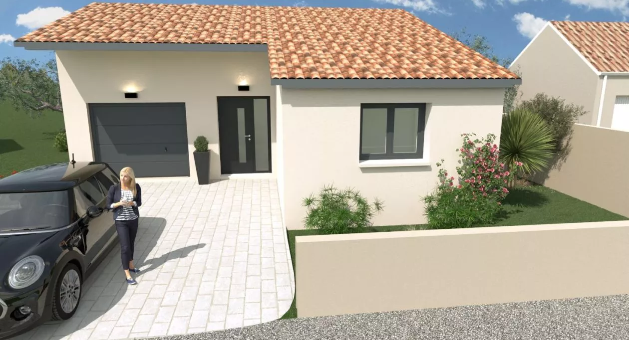 Image 2 Projet de construction d'une maison 75 m² avec terrain à BOUHET (17)