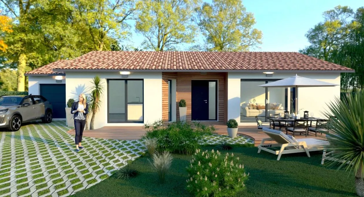 Image 1 Projet de construction d'une maison 110 m² avec terrain à LE THOU (17)