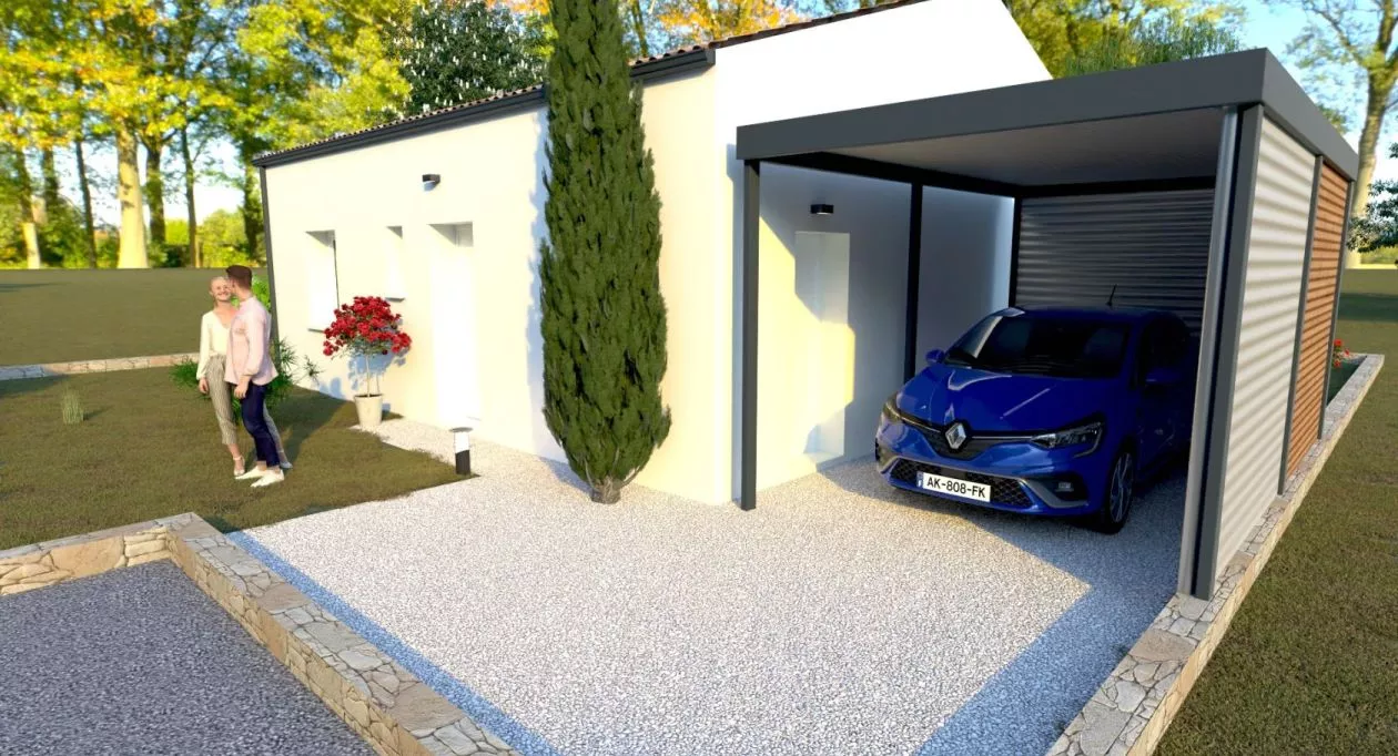 Image 1 Projet de construction d'une maison 65 m² avec terrain à TOUVRE (16)