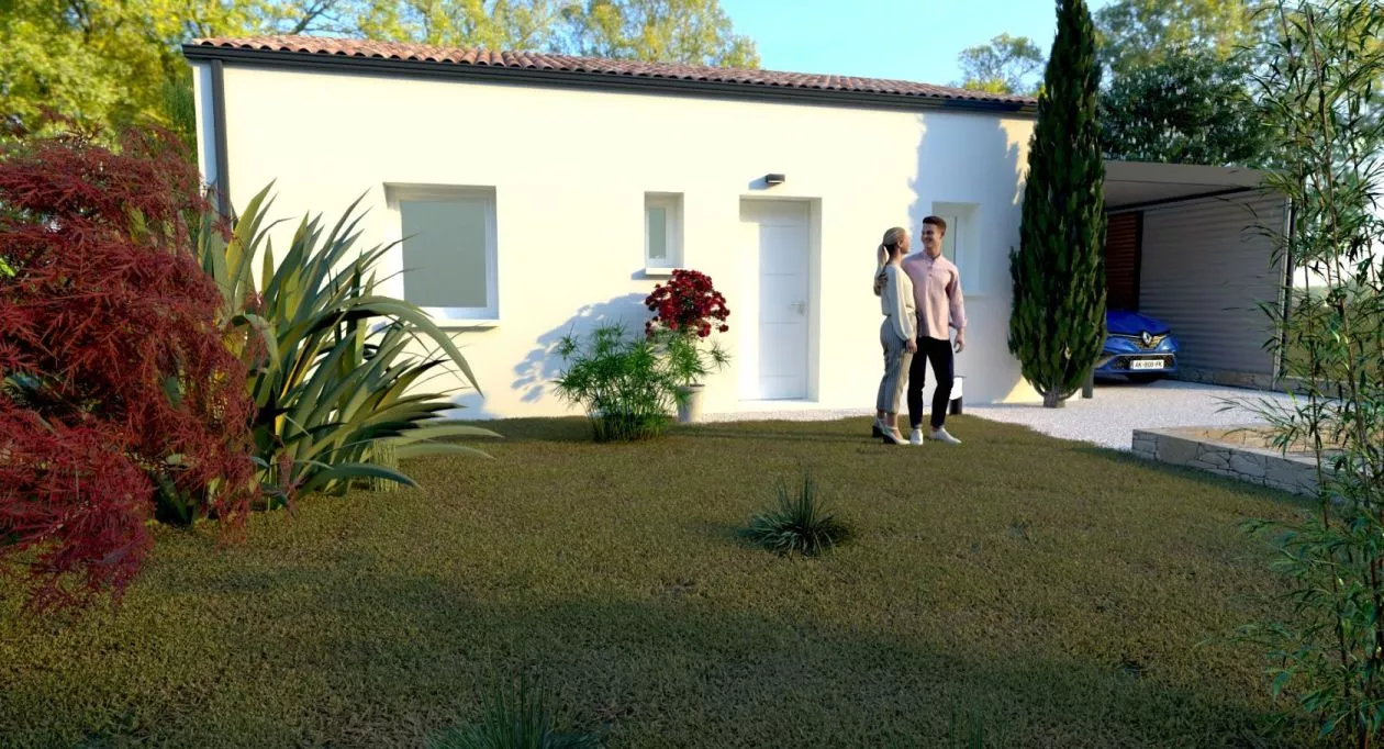 Image 2 Projet de construction d'une maison 65 m² avec terrain à TOUVRE (16)