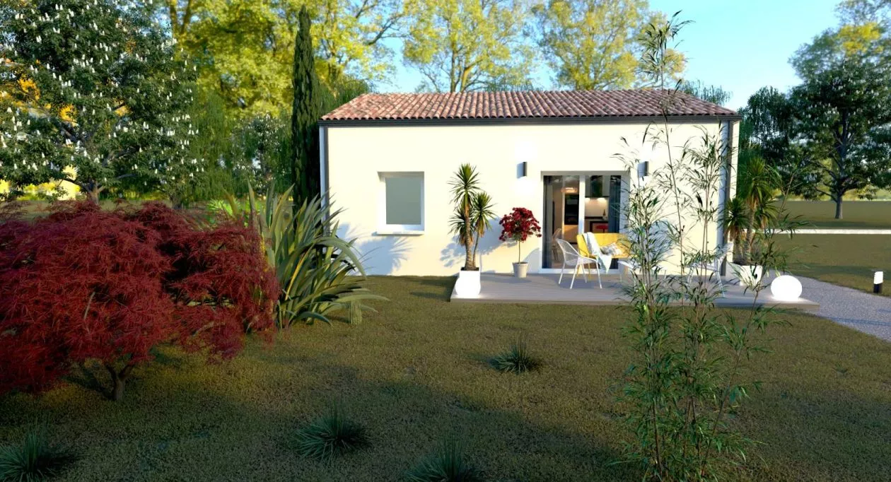 Image 1 Projet de construction d'une maison 51 m² avec terrain à TOUVRE (16)