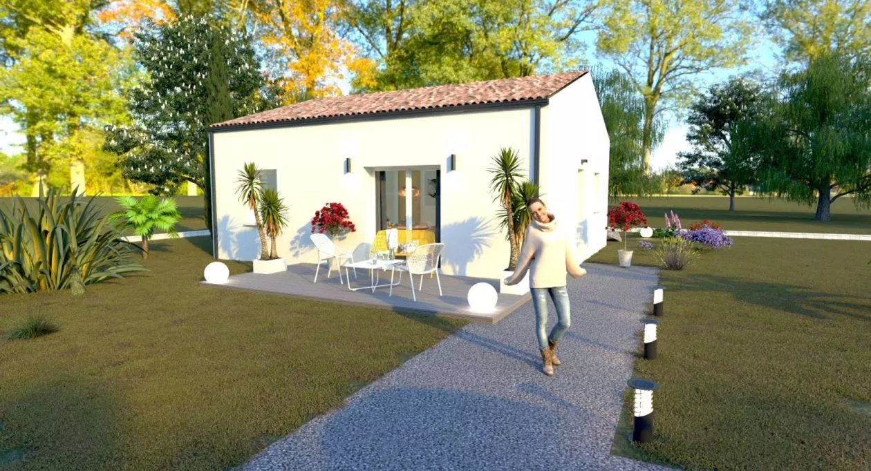 Image 2 Projet de construction d'une maison 51 m² avec terrain à TOUVRE (16)