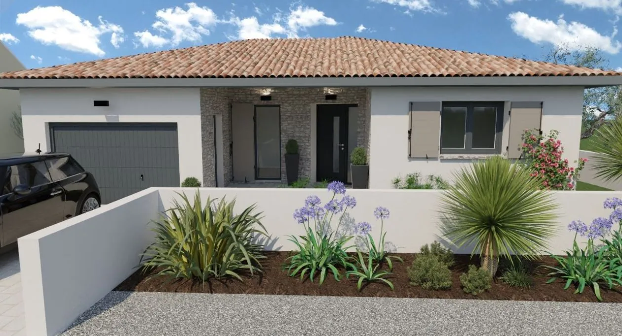Image 1 Projet de construction d'une maison 90 m² avec terrain à SALLES-SUR-MER (17)