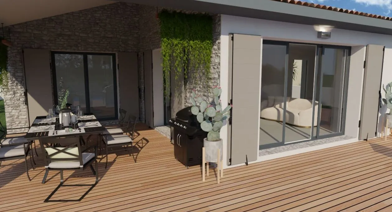 Image 2 Projet de construction d'une maison 90 m² avec terrain à SALLES-SUR-MER (17)