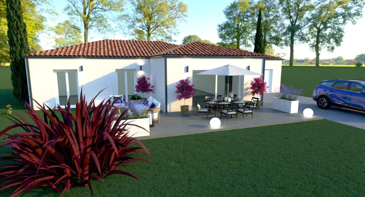 Image 2 Projet de construction d'une maison 99 m² avec terrain à SOYAUX (16)