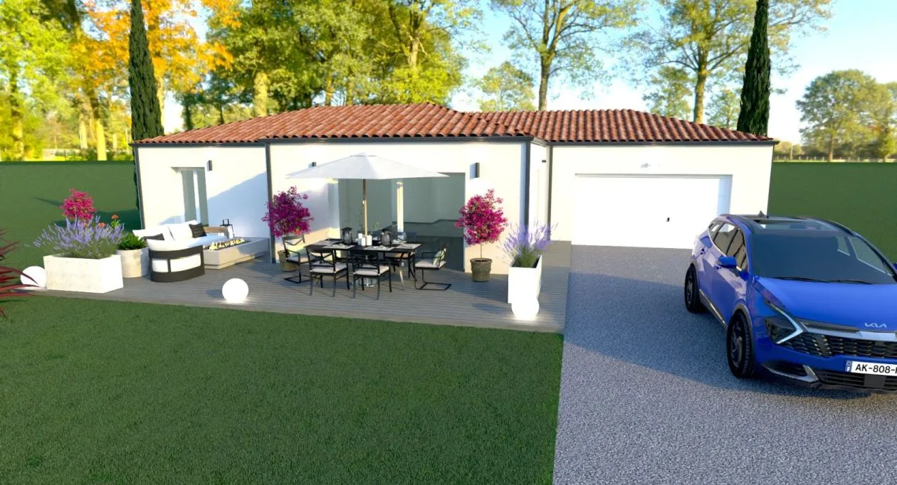 Image 3 Projet de construction d'une maison 99 m² avec terrain à SOYAUX (16)