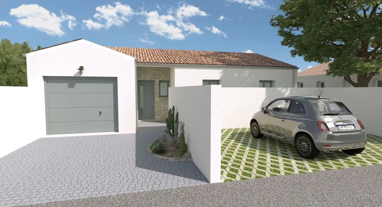 Image 1 Projet de construction d'une maison 3 chambres avec terrain à SAINTE-SOULLE (17)