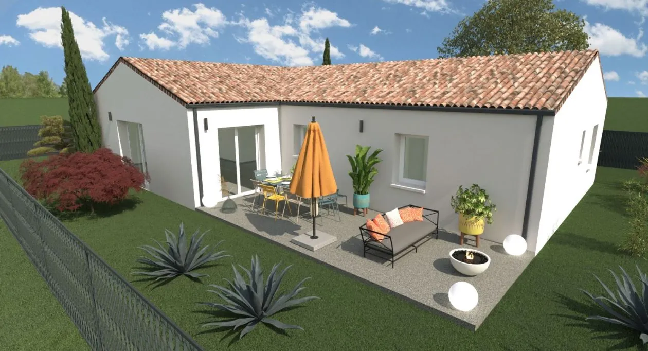 Image 2 Projet de construction d'une maison 102 m² avec terrain à COGNAC (16)