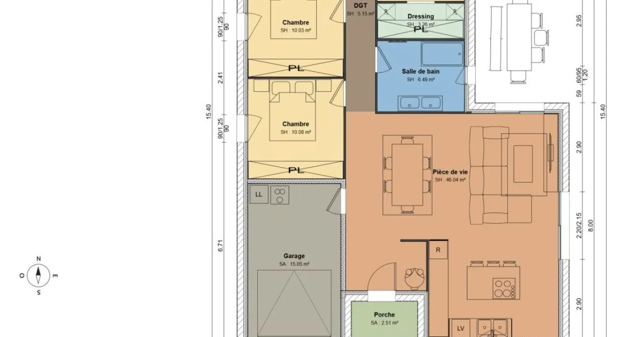Image 3 Projet de construction d'une maison 102 m² avec terrain à COGNAC (16)