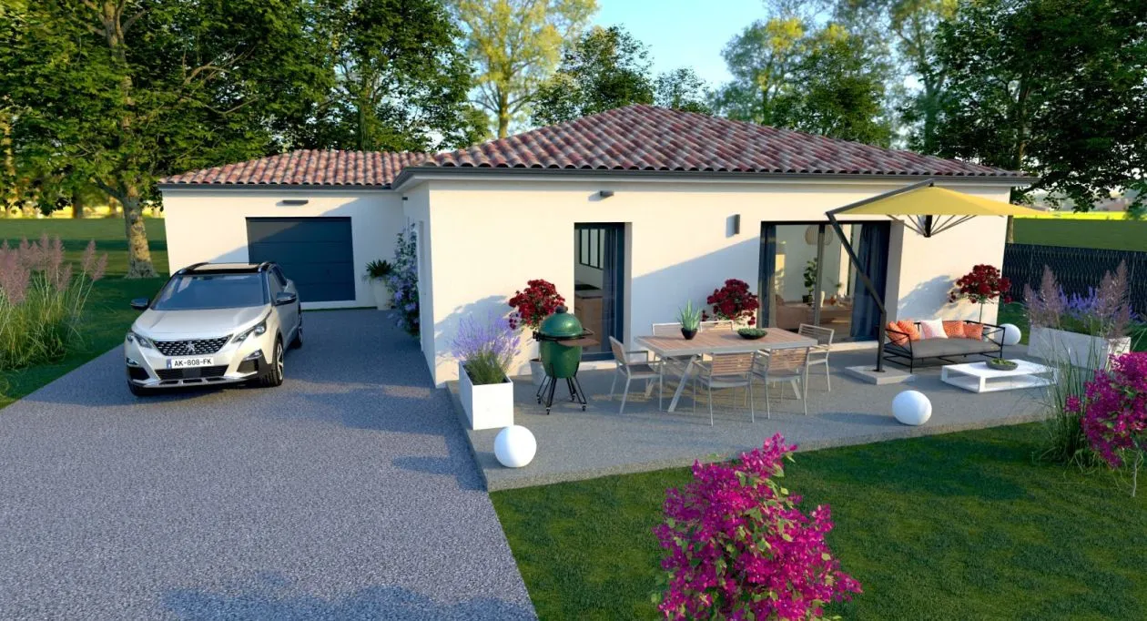 Image 1 Projet de construction d'une maison 128 m² avec terrain à SOYAUX (16)