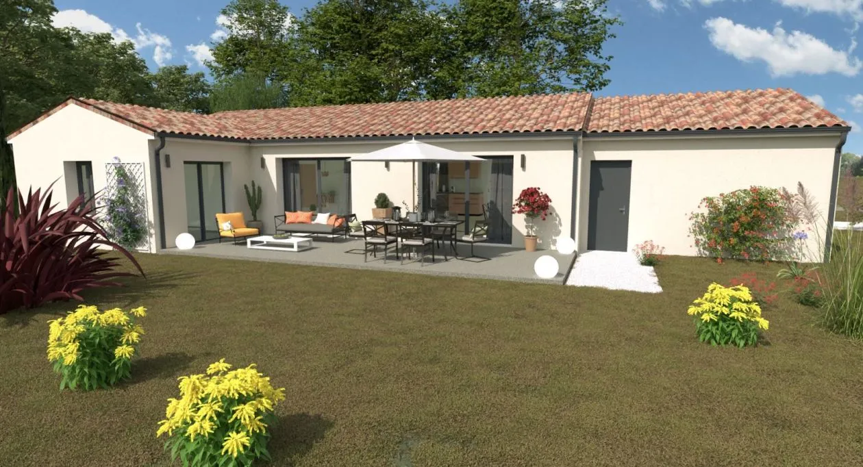 Image 1 Projet de construction d'une maison 108 m² avec terrain à GOND-PONTOUVRE (16)