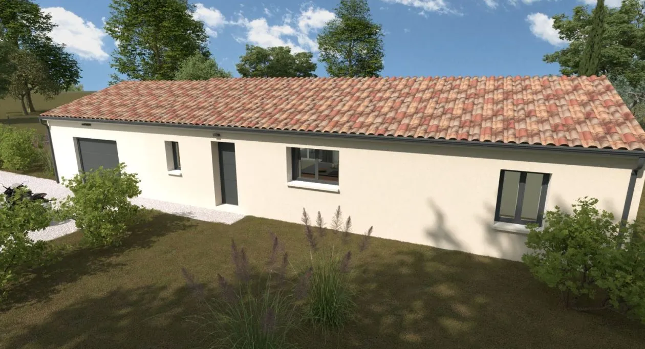 Image 2 Projet de construction d'une maison 108 m² avec terrain à GOND-PONTOUVRE (16)