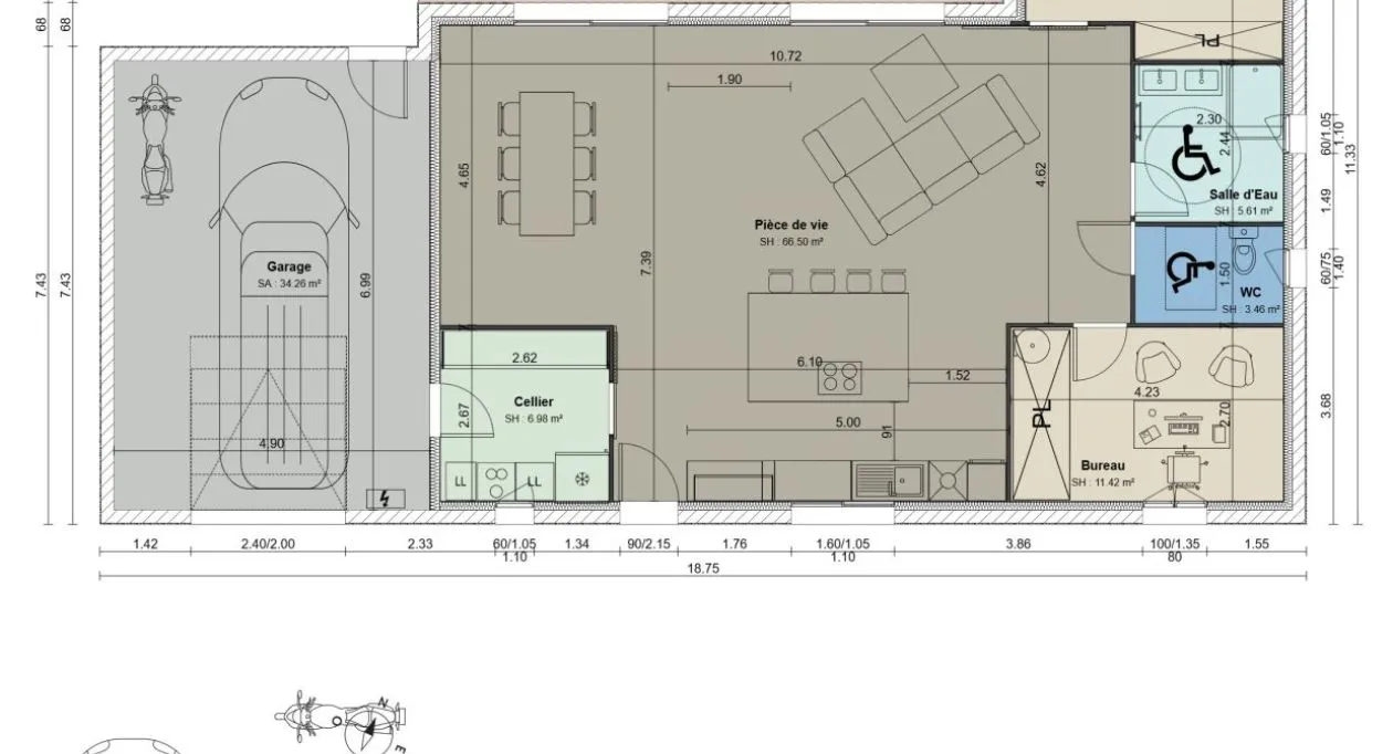 Image 4 Projet de construction d'une maison 108 m² avec terrain à GOND-PONTOUVRE (16)