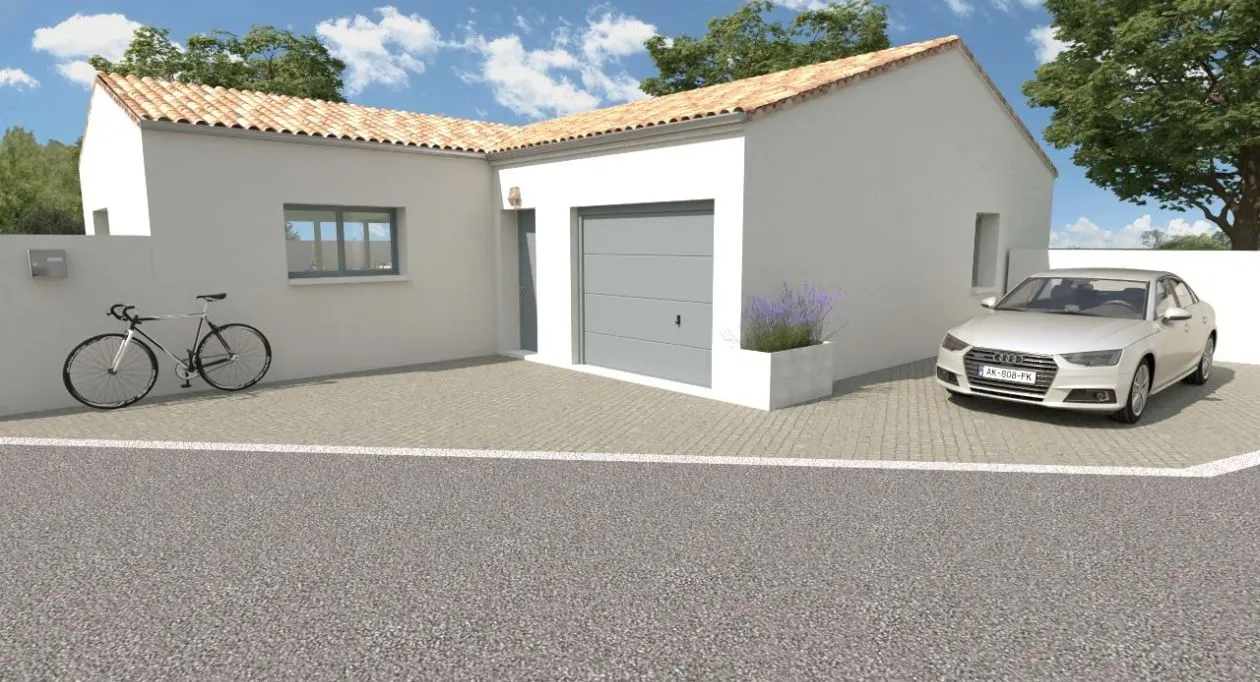 Image 1 Projet de construction d'une maison moderne avec terrain à ANDILLY (17)