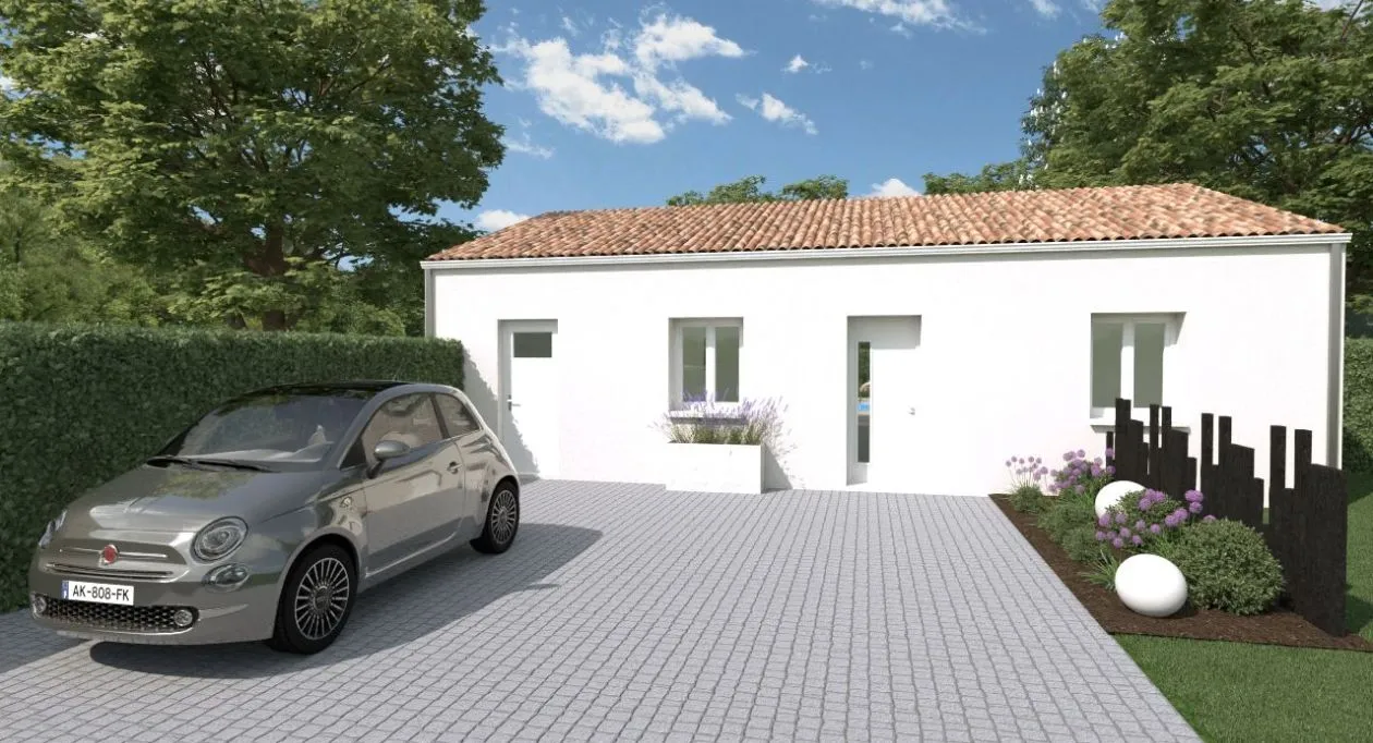 Image 2 Projet de construction d'une maison 70 m² avec terrain à SAINT-ROGATIEN (17)