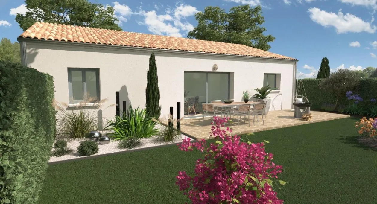 Image 1 Projet de construction d'une maison 90 m² avec terrain à LE THOU (17)