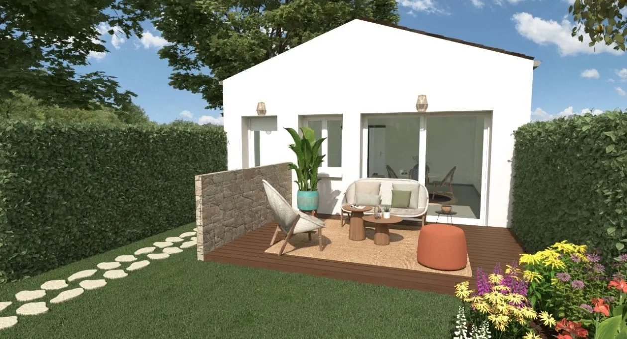 Image 1 Projet de construction d'une maison avec terrain à ANGLIERS (17)