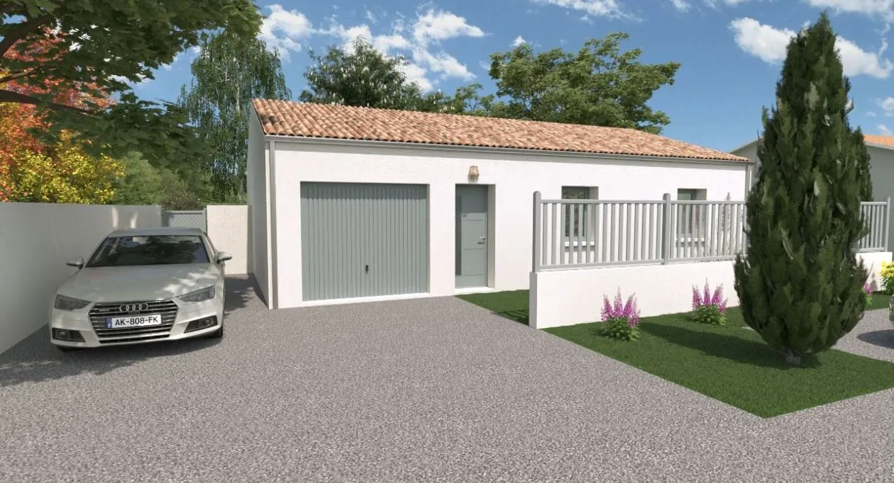 Image 1 Projet de construction d'une maison 70 m² avec terrain à NIEULLE-SUR-SEUDRE (17)