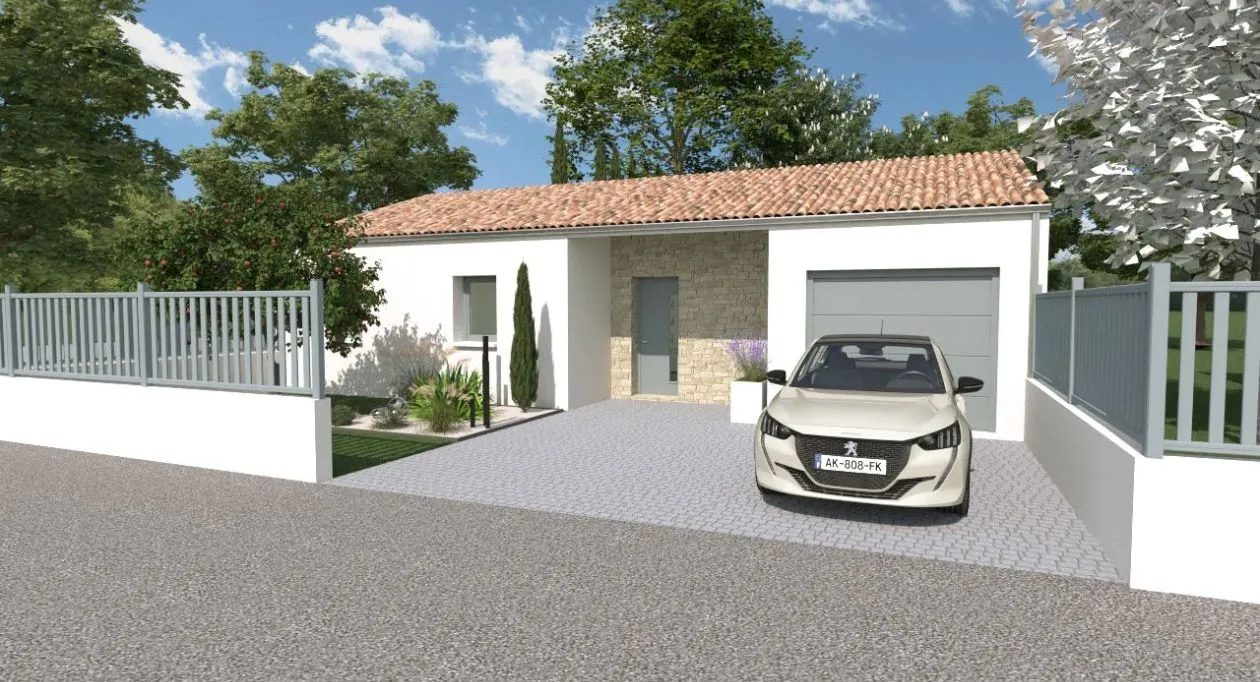 Image 1 Projet de construction d'une maison 90 m² avec terrain à SAINT-GEORGES-DES-COTEAUX (17)