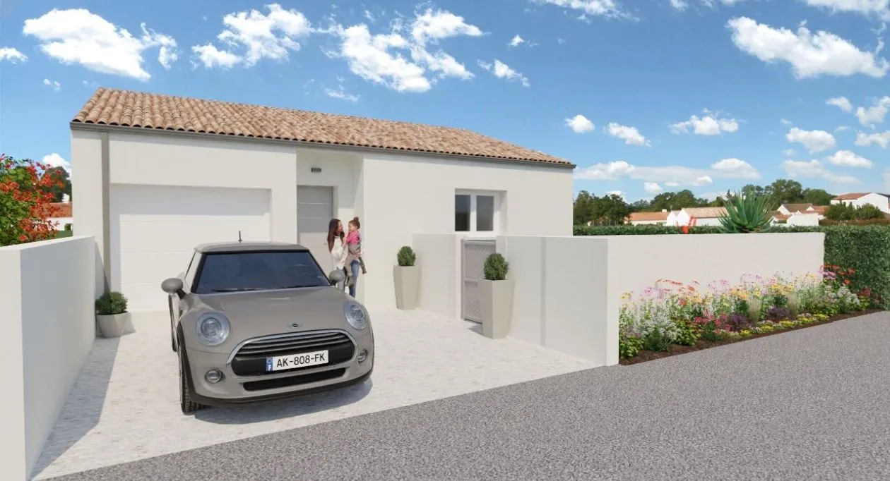 Image 1 Projet de construction d'une maison 65 m² avec terrain à LA JARRIE (17)