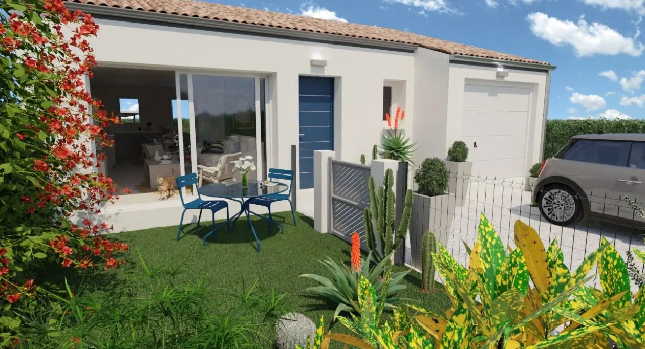 Image 1 Projet de construction d'une maison 65 m² avec terrain à VILLEDOUX (17)