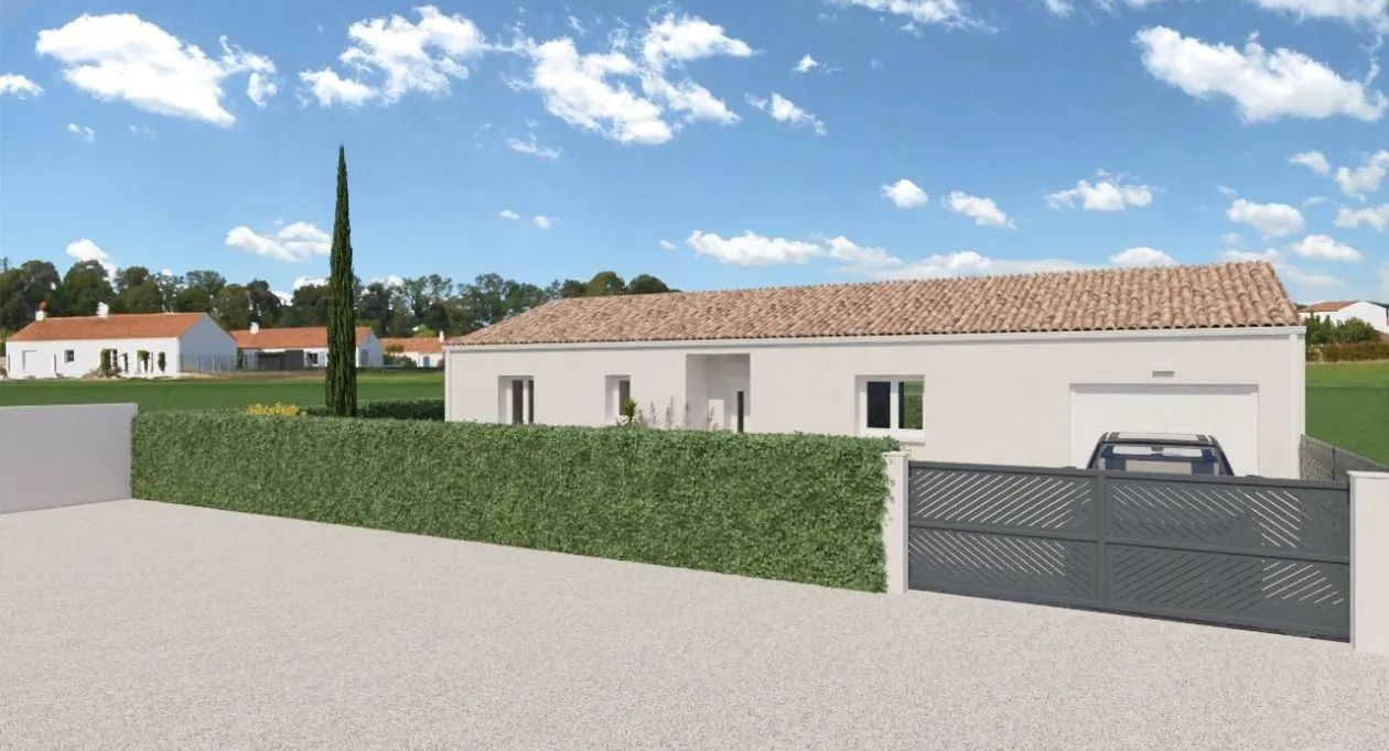 Image 1 Projet de construction d'une maison 87 m² avec terrain à JONZAC (17)