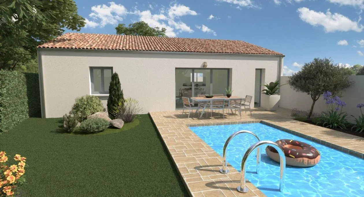 Image 1 Projet de construction d'une maison 90 m² avec terrain à SAINTE-SOULLE (17)