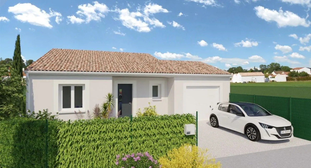 Image 1 Projet de construction d'une maison 75 m² avec terrain à SEMUSSAC (17)