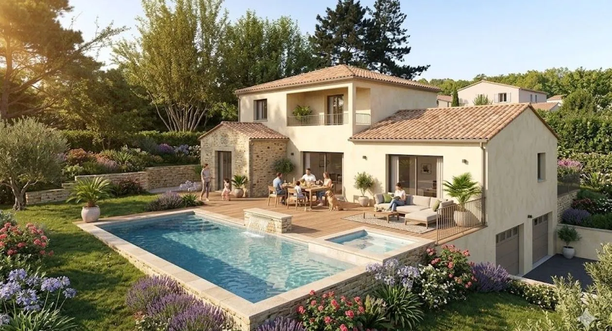 Image 1 Projet de construction d'une maison 120 m² avec terrain à FONTCOUVERTE (17)