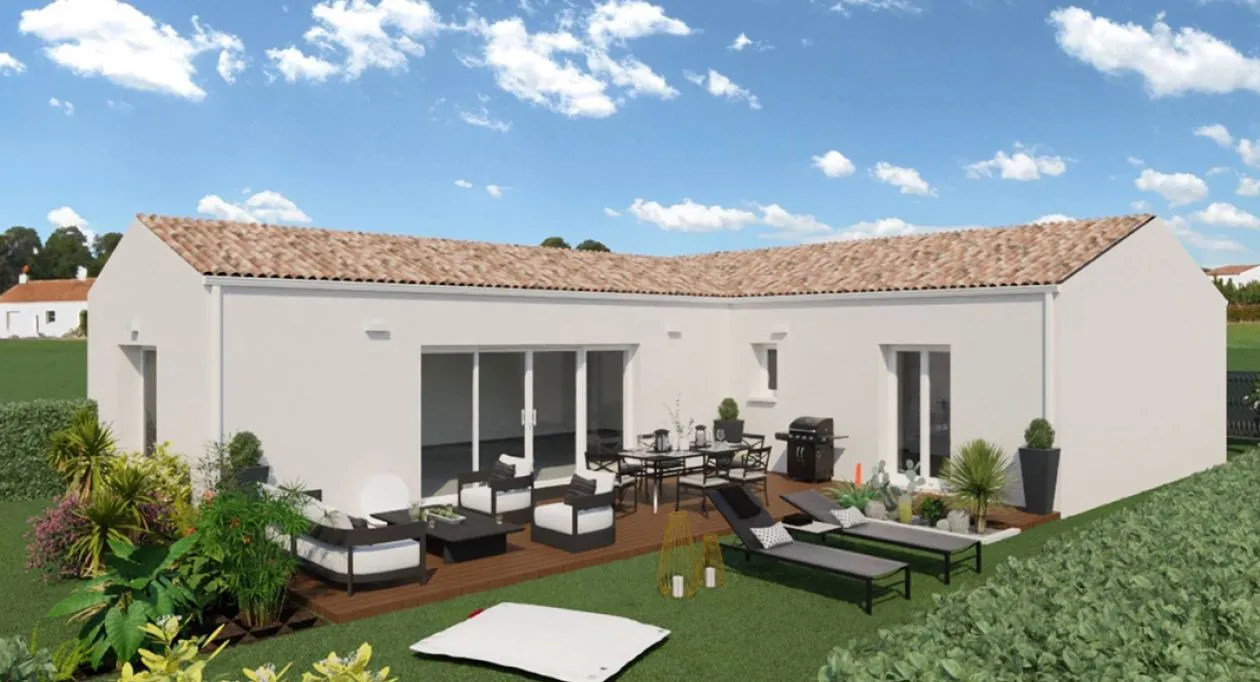 Image 1 Projet de construction d'une maison 94 m² avec terrain à VAUX-SUR-MER (17)