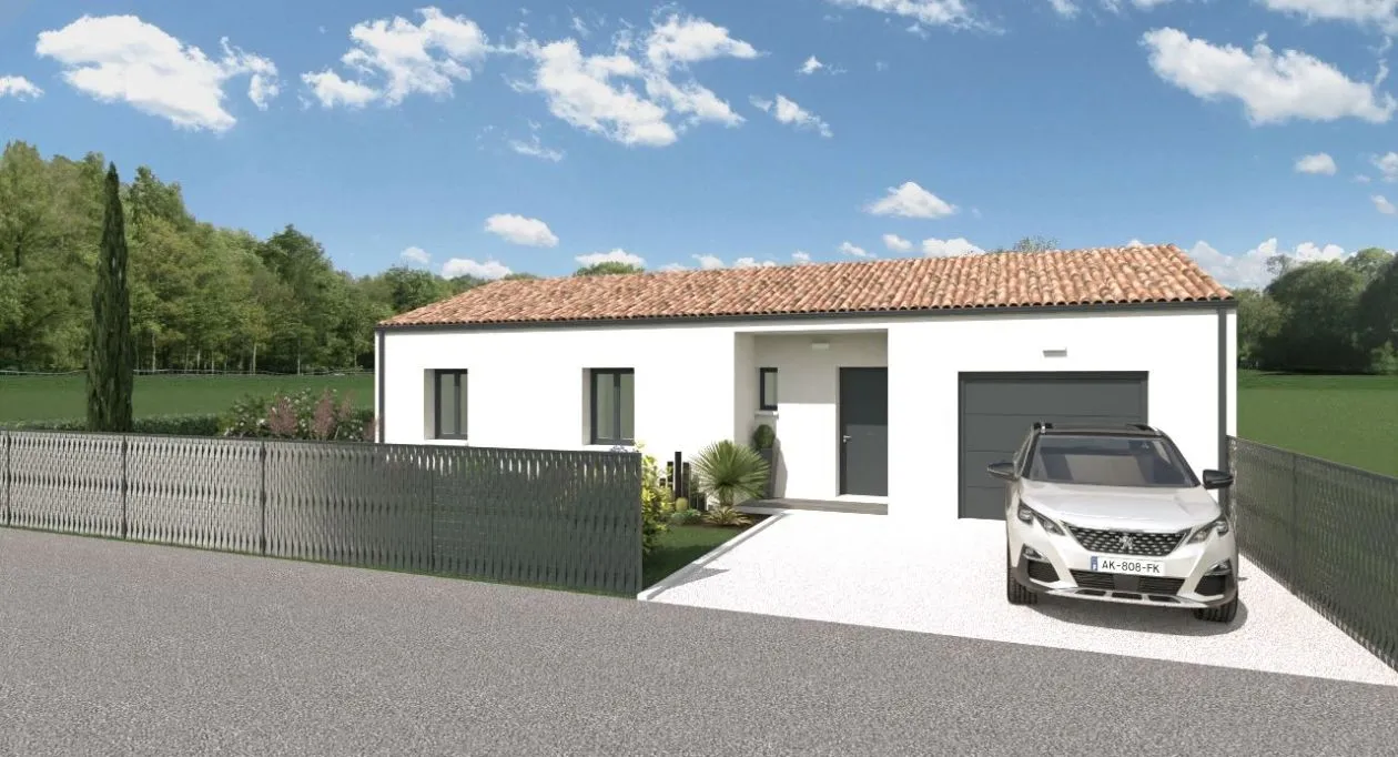 Image 2 Projet de construction d'une maison 98 m² avec terrain à BALANZAC (17)