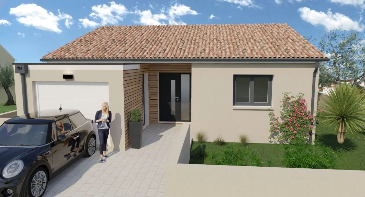 Image 1 Projet de construction d'une maison 60 m² avec terrain à SURGERES (17)