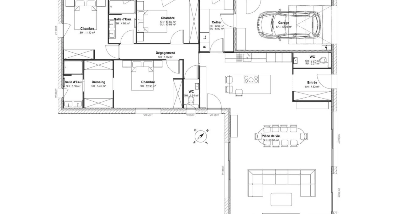 Image 9 Projet de construction d'une maison 136.82 m² avec terrain à ETAULES (17)