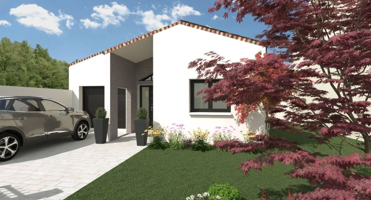 Image 1 Projet de construction d'une maison 90 m² avec terrain à LE THOU (17)