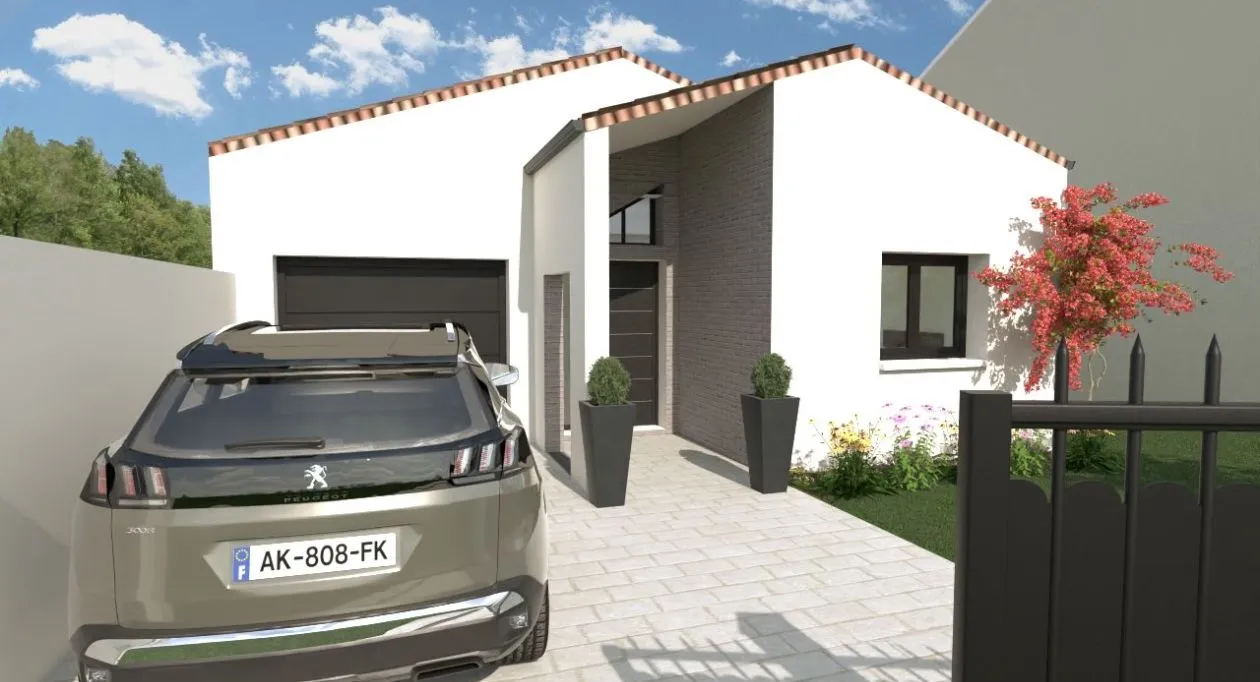 Image 2 Projet de construction d'une maison 90 m² avec terrain à LE THOU (17)