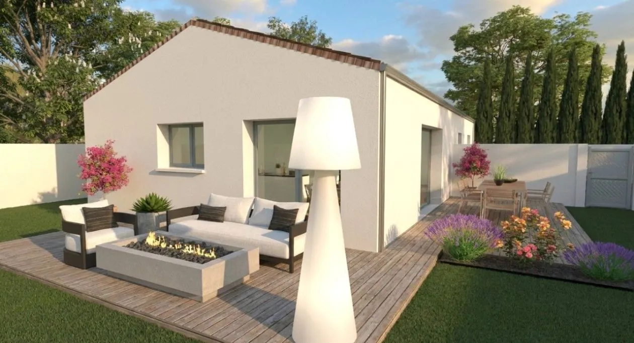 Image 1 Projet de construction d'une maison 90 m² avec terrain à ANGLIERS (17)