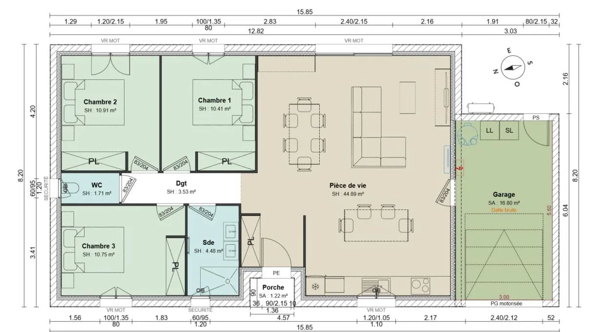 Image 3 Projet de construction d'une maison 87 m² avec terrain à PISANY (17)