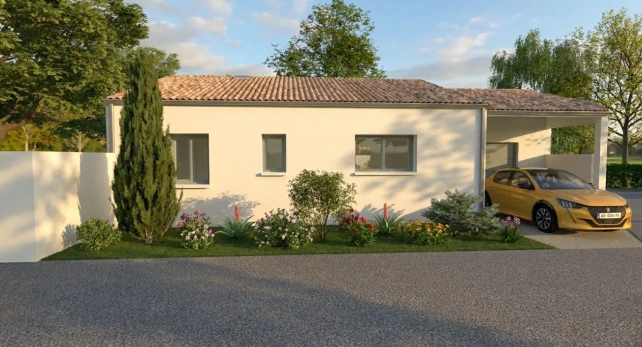 Image 1 Projet de construction d'une maison 70 m² avec terrain à ANGLIERS (17)