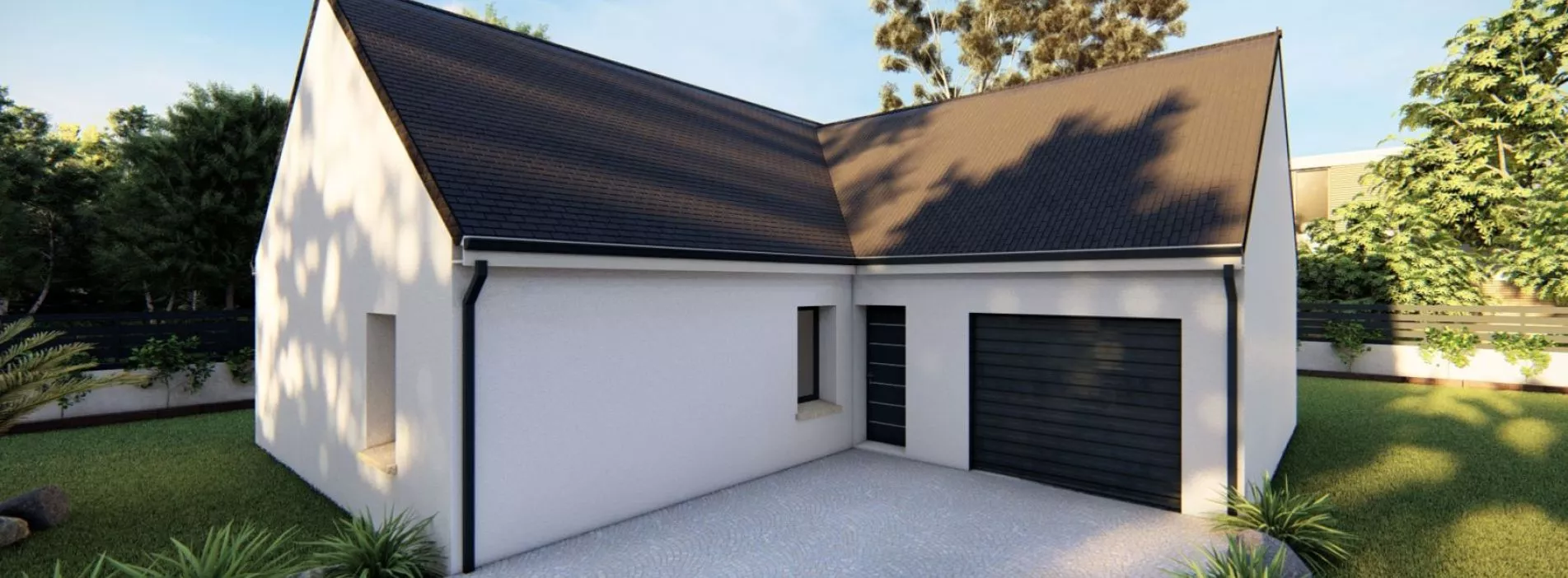 Image Projet de construction d'une maison 100 m² avec terrain à FONDETTES (37)