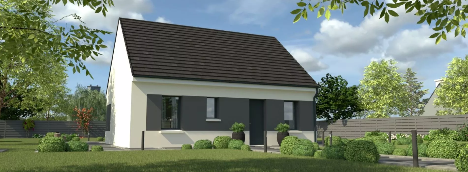 Image Projet de construction d'une maison 70 m² avec terrain à LUYNES (37)