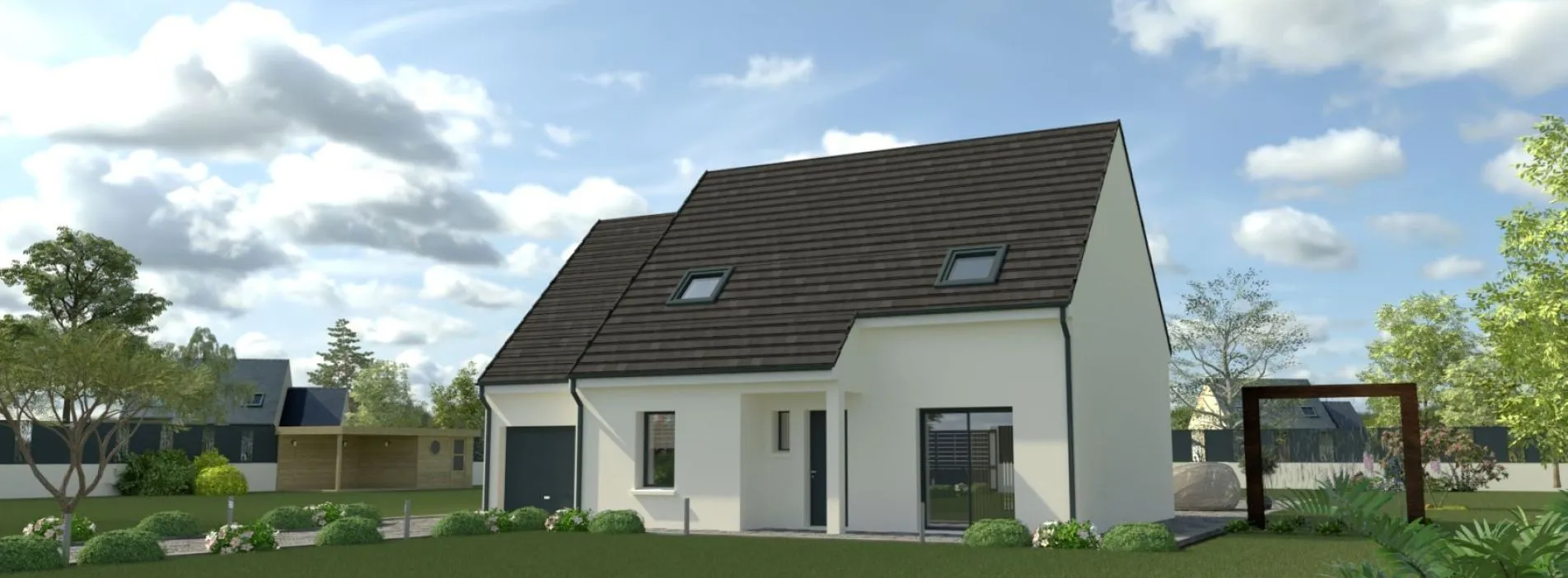 Image Projet de construction d'une maison 100 m² avec terrain à MAILLE (37)