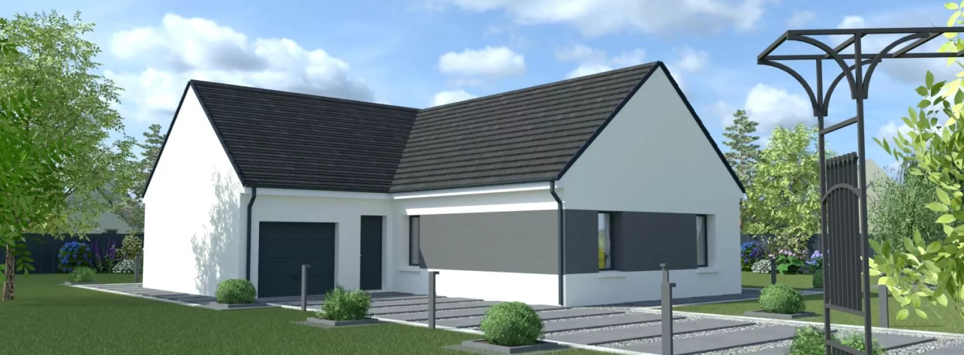 Projet de construction d'une maison 100.06 m² avec terrain à BUCY-LE-ROI (45)