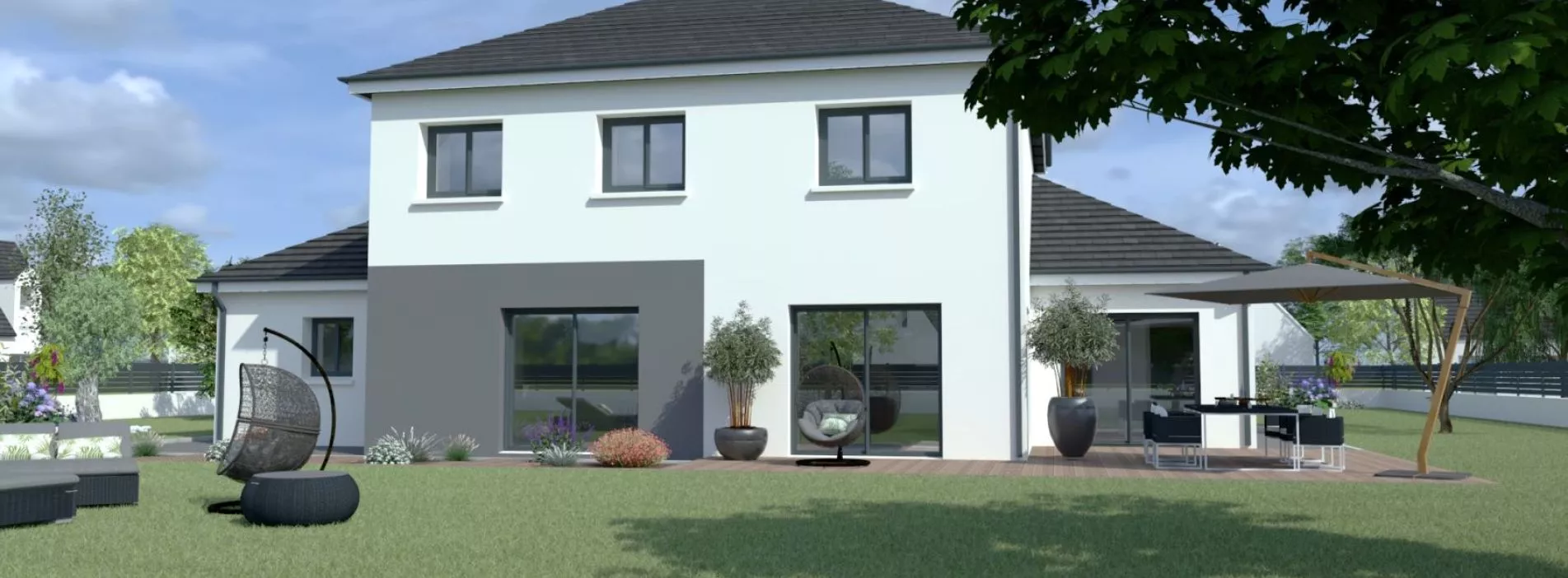 Projet de construction d'une maison 191.92 m² avec terrain à MAUREPAS (78)