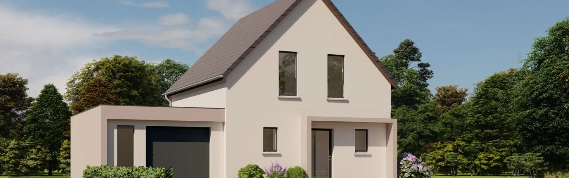 Projet de construction d'une maison 82 m² avec terrain à PFULGRIESHEIM (67)