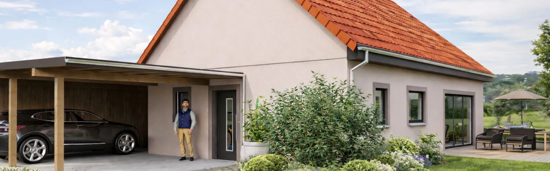 Projet de construction d'une maison 79.3 m² avec terrain à ESCHBACH (67)